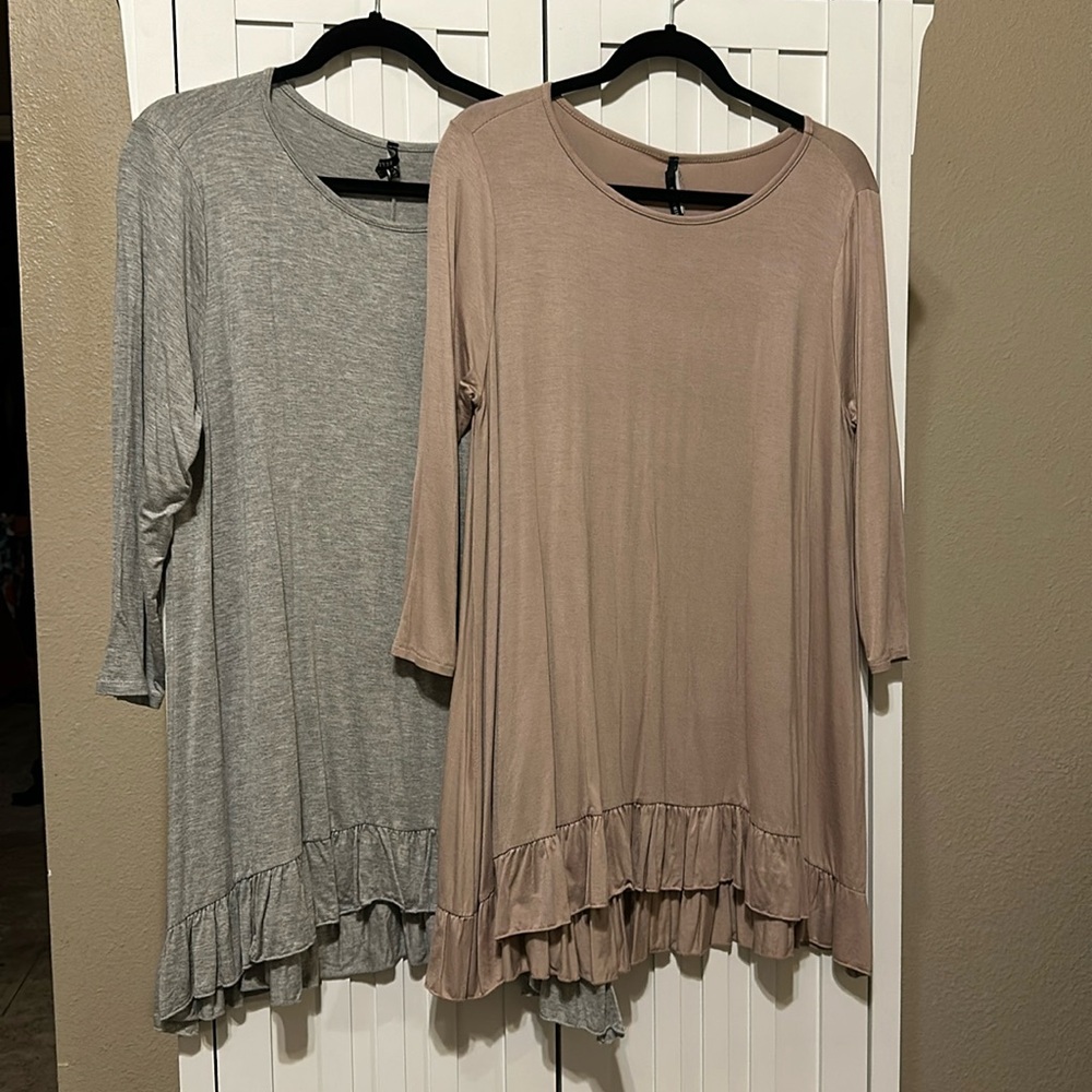 Ruffle top.
